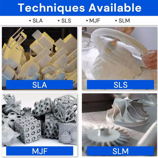 Rapid Prototyping SLM Printing Custom 3D Printed Metal Parts Model Service