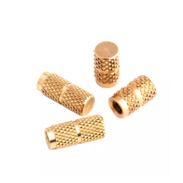 OEM ODM CNC Metal Machining Parts Brass Hot Melt Insert Nuts Lead Free